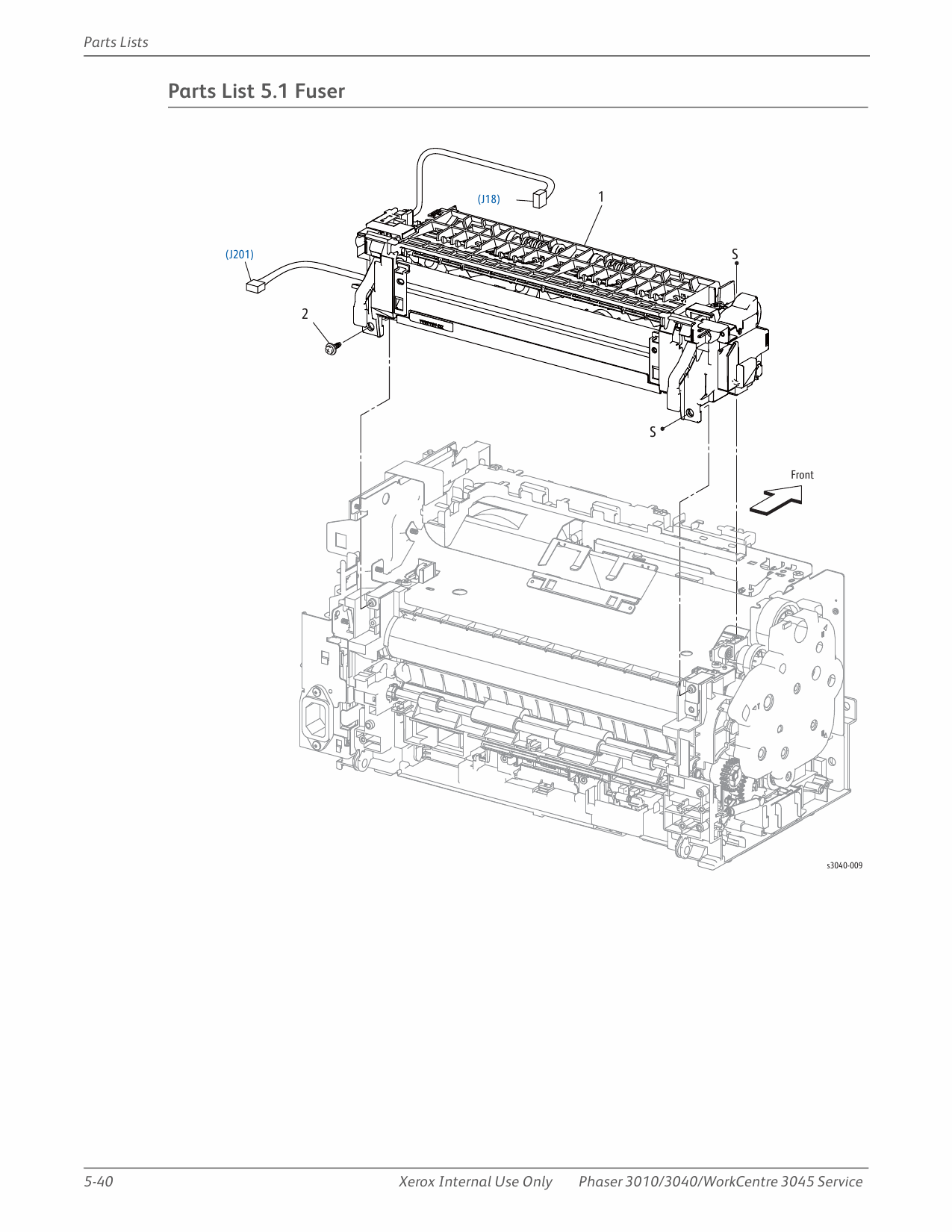 Xerox WorkCentre 3045 Phaser-3010 3040 Parts List Manual-6